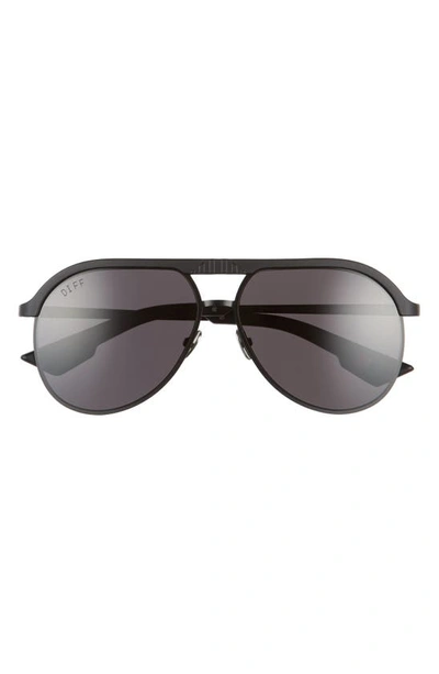 Shop Diff X Star Wars™ Darth Vader 58mm Polarized Aviator Sunglasses In Black/ Grey