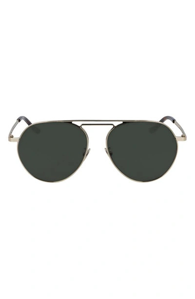 Shop Cutler And Gross 56mm Aviator Sunglasses In Gold/ Tortoiseshell/ Black