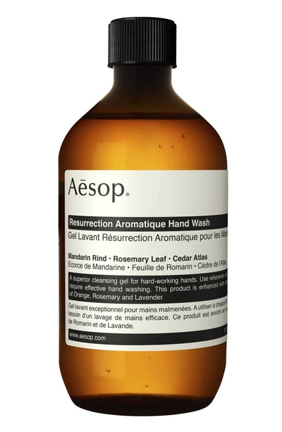 Aesop Resurrection Aromatique Hand Wash Refill With Screw Cap 16.9 Oz. In Refill (no Pump)