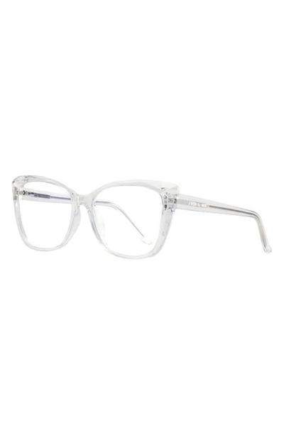 Shop Fifth & Ninth Madison 50mm Blue Light Filtering Glasses In Clear