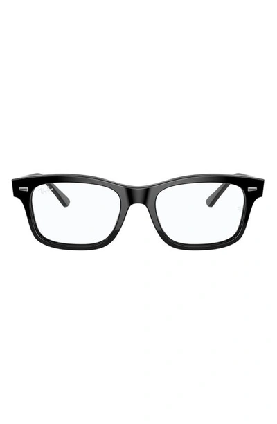 Shop Ray Ban 54mm Optical Glasses In Black