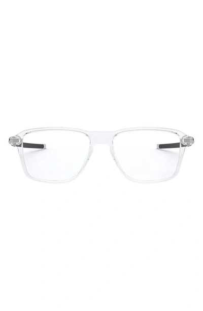 Shop Oakley 54mm Square Optical Glasses In Clear