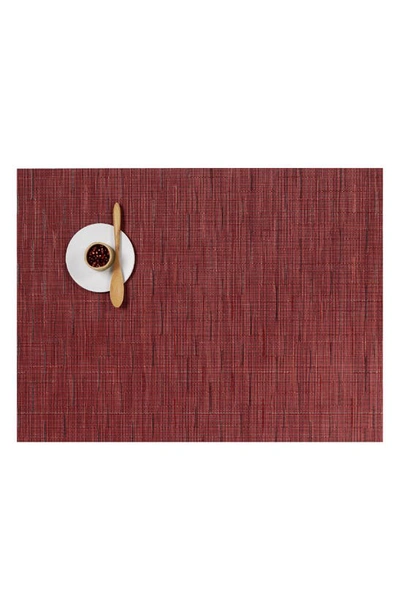 Shop Chilewich Woven Placemat In Cranberry