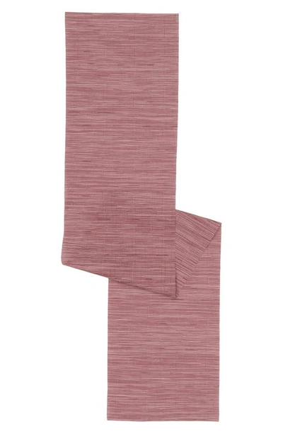 Shop Chilewich Weave Table Runner In Rhubarb