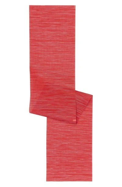 Shop Chilewich Weave Table Runner In Poppy