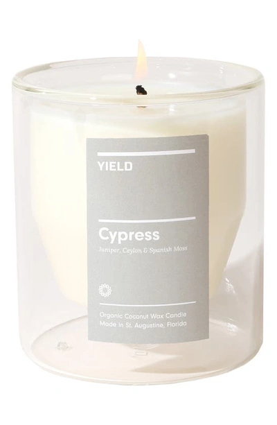 Shop Yield Cypress Cbd Double Wall Candle
