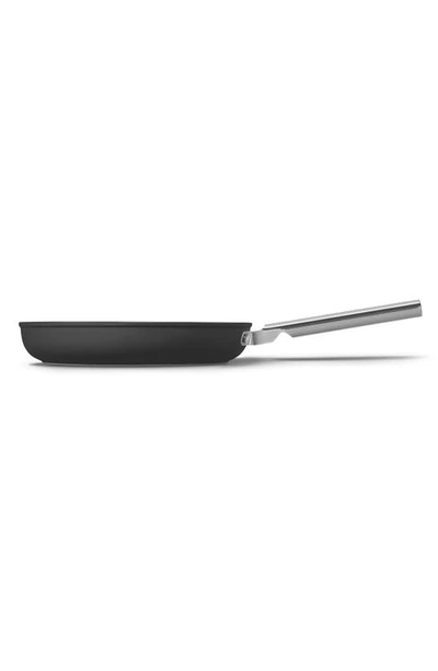 Shop Smeg 12-inch Nonstick Frying Pan In Matte Black