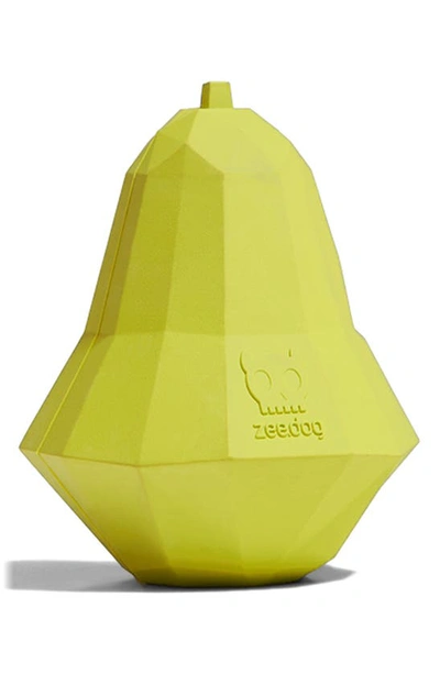 Shop Zee.dog Super Pear Dog Toy In Green