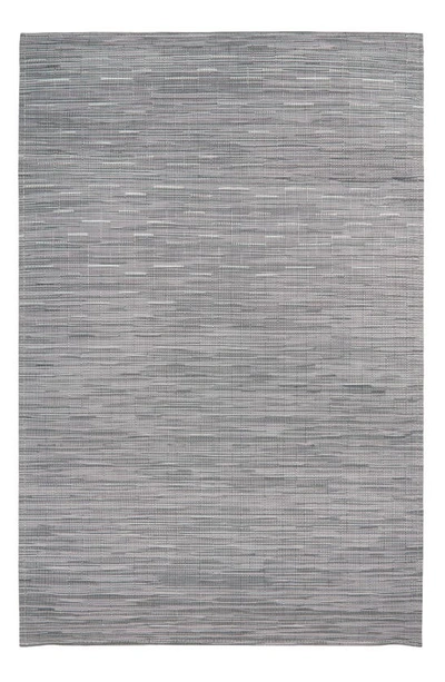 Shop Chilewich Textured Woven Indoor/outdoor Floor Mat In Fog