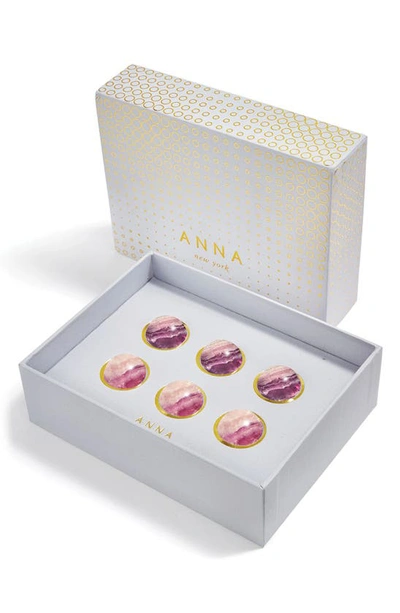 Shop Anna New York Vida Wine Stones In Flourite