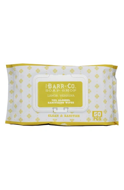 Barr-co. Lemon Verbena 75% Alcohol Sanitizing Wipes