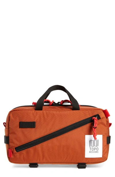 Shop Topo Designs Quick Pack Belt Bag In Clay/ Clay