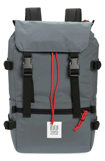 Shop Topo Designs Rover Backpack In Charcoal