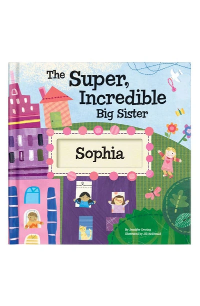 Shop I See Me 'the Super, Incredible Big Sister' Personalized Hardcover Book & Medal In Pink