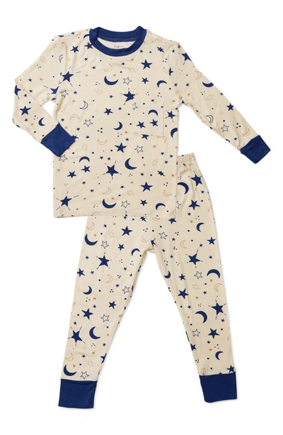 Baby Grey By Everly Grey Fitted Two-piece Pajamas In Twinkle