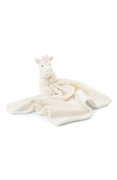 Shop Jellycat Bashful Unicorn Soother Blanket In White