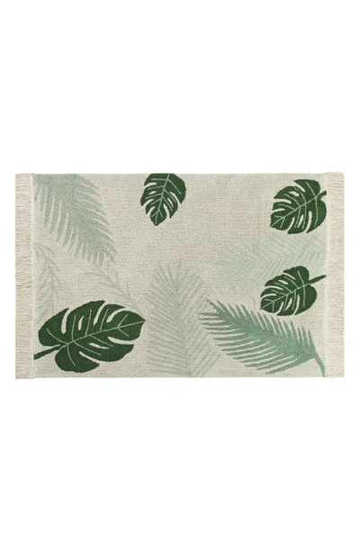 Shop Lorena Canals Tropical Rug In Tropical Green