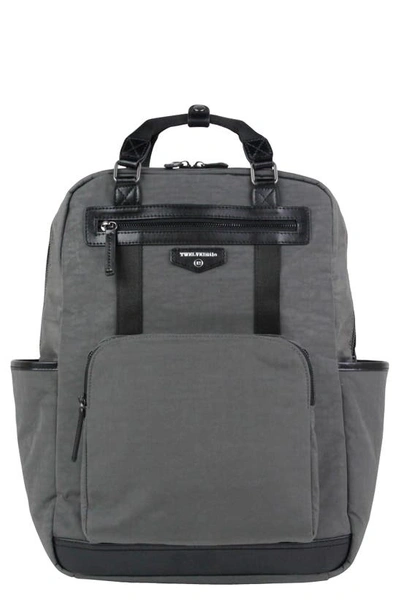 Shop Twelvelittle Courage Backpack Diaper Bag In Dark Grey