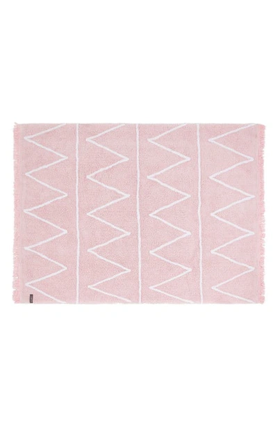 Shop Lorena Canals Hippy Rug In Hippy Soft Pink