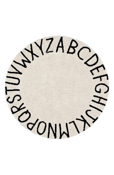 Lorena Canals A To Z Rug In Round Black