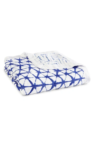 Shop Aden + Anais 'silky Soft Dream' Blanket In Blue
