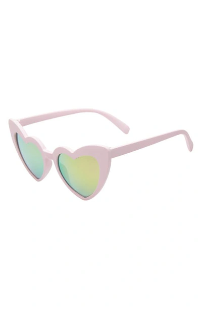 Shop Fantaseyes Infant Fantas Eyes Heart Sunglasses In Pink