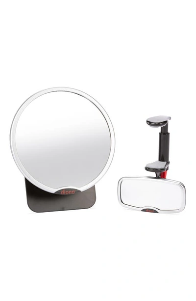 Shop Diono Easy View & See Me Too Car Mirror Set In Silver