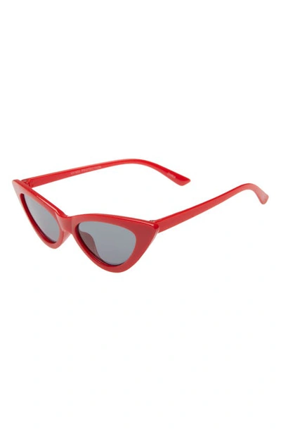 Shop Rad + Refined Cat Eye Sunglasses In Red/ Black