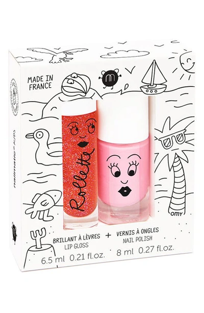 Shop Nailmatic Water-based Nail Polish Set In Red/ Pink