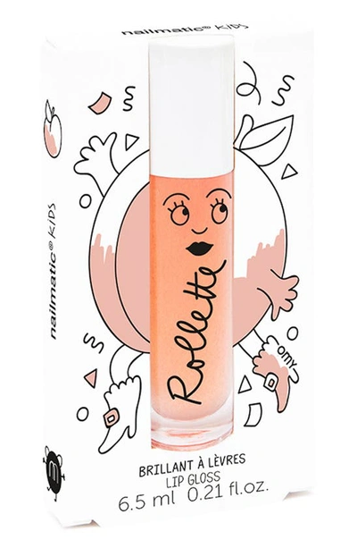 Shop Nailmatic Rollette Lip Gloss In Bright Orange