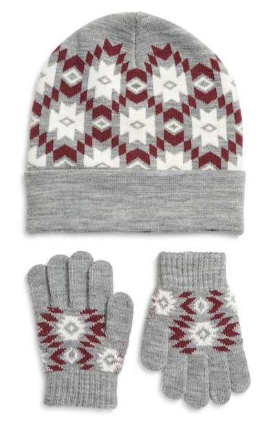 Shop Tucker + Tate Hat & Gloves Set In Grey