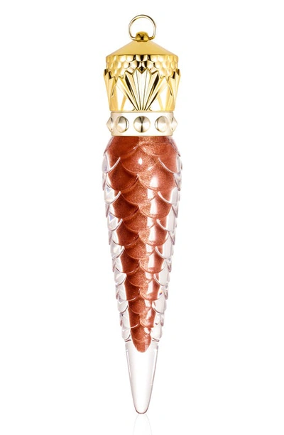 Shop Christian Louboutin Metalinudes Loubilaque Lip Lacquer In Goldissima