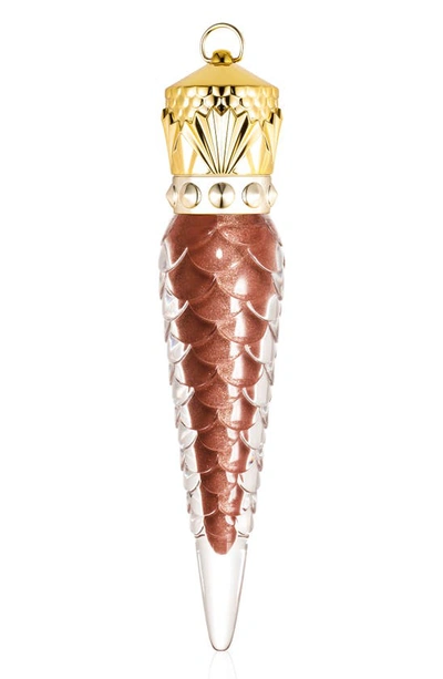 Shop Christian Louboutin Metalinudes Loubilaque Lip Lacquer In Bronzissima