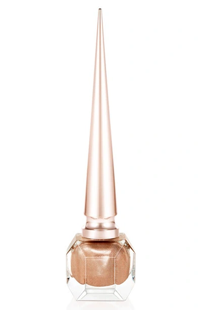 Shop Christian Louboutin Rouge Louboutin Nail Colour In Goldissima