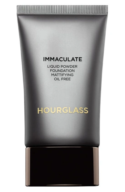 Shop Hourglass Immaculate® Liquid Powder Foundation In Ebony