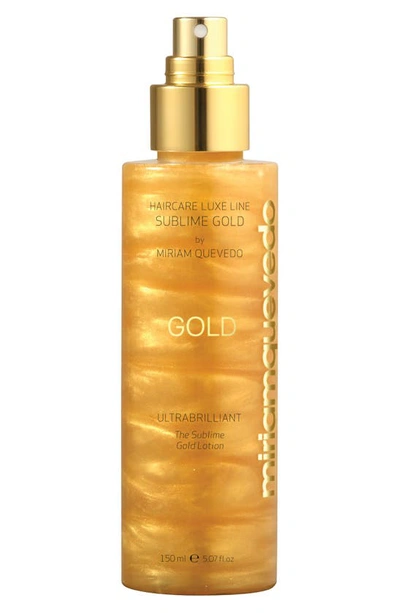 Shop Miriam Quevedo Miriam Quevado Ultrabrilliant Sublime Gold Lotion Spray