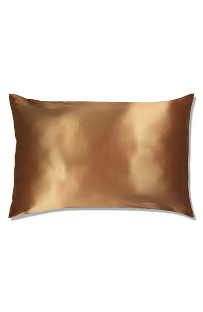 Shop Slip Pure Silk Pillowcase In Gold