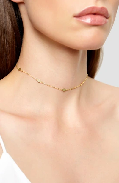 Shop Argento Vivo Station Choker Necklace In Gold