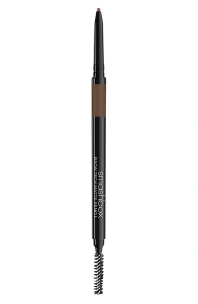 Smashbox Brow Tech Matte Pencil & Brush Taupe 0.003 oz/ 0.09 G In Taupe