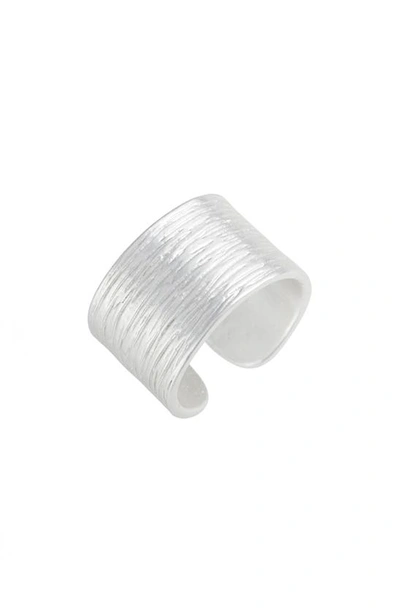 Shop Karine Sultan Cigar Band Ring In Silver