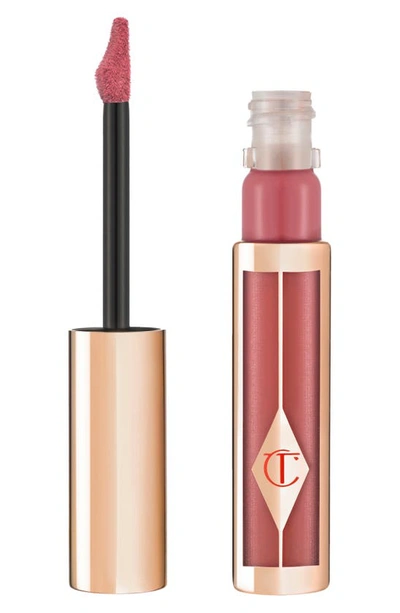 Shop Charlotte Tilbury Hollywood Lips Liquid Lipstick In Show Girl/ Deep Berry