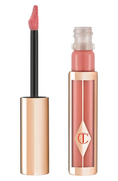 Shop Charlotte Tilbury Hollywood Lips Liquid Lipstick In Pin Up Pink/ Coral Pink