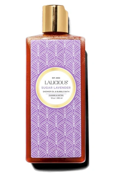 Shop Lalicious Shower Oil & Bubble Bath In Sugar Lavender