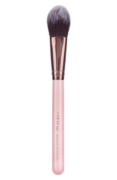 Shop Luxie 660 Rose Gold Precision Foundation Brush