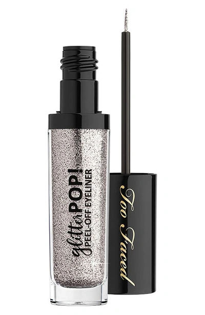 Shop Too Faced Glitter Pop! Peel-off Eyeliner In Super Fun Night