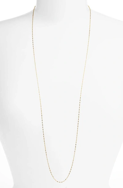 Shop Bony Levy 14k Gold Long Beaded Chain Necklace In Yellow Gold