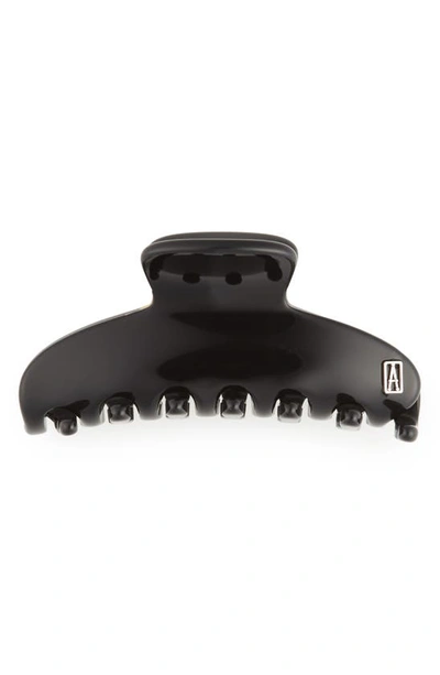 Shop Alexandre De Paris Small Hair Clip In Black