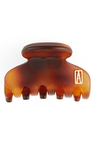 Shop Alexandre De Paris Hair Clip In Tortoise