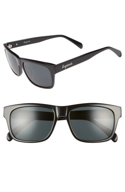 Shop Brightside Wilshire 55mm Square Sunglasses In Black/ Grey