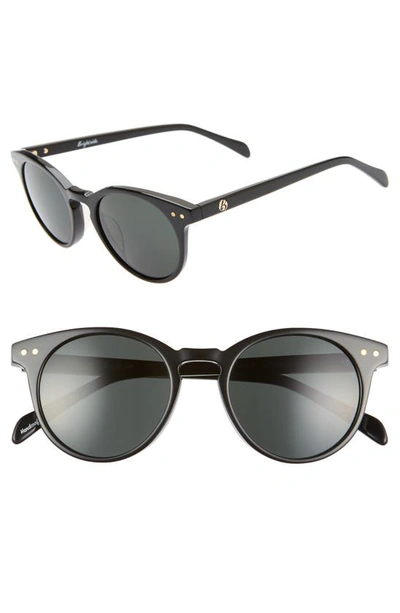 Shop Brightside Oxford 49mm Sunglasses In Black/ Grey